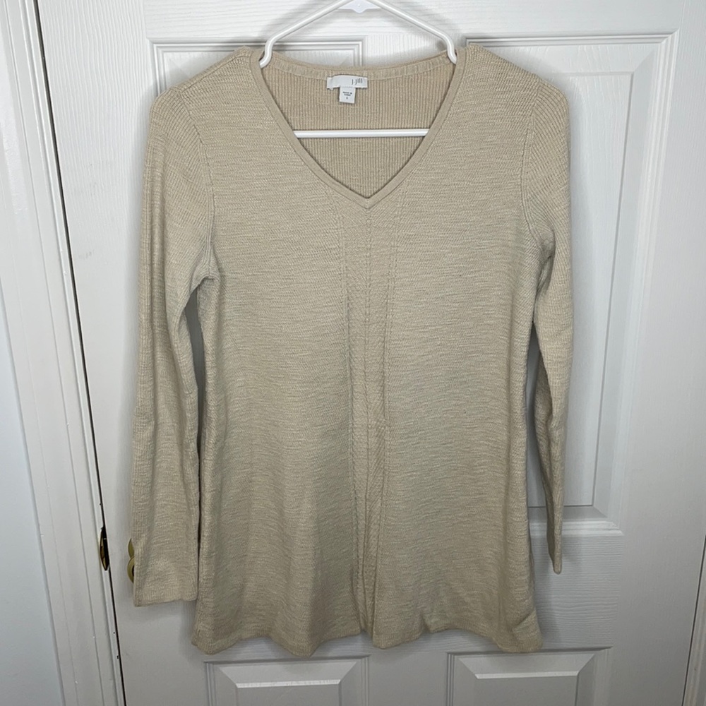 J Jill cream sweater size small
